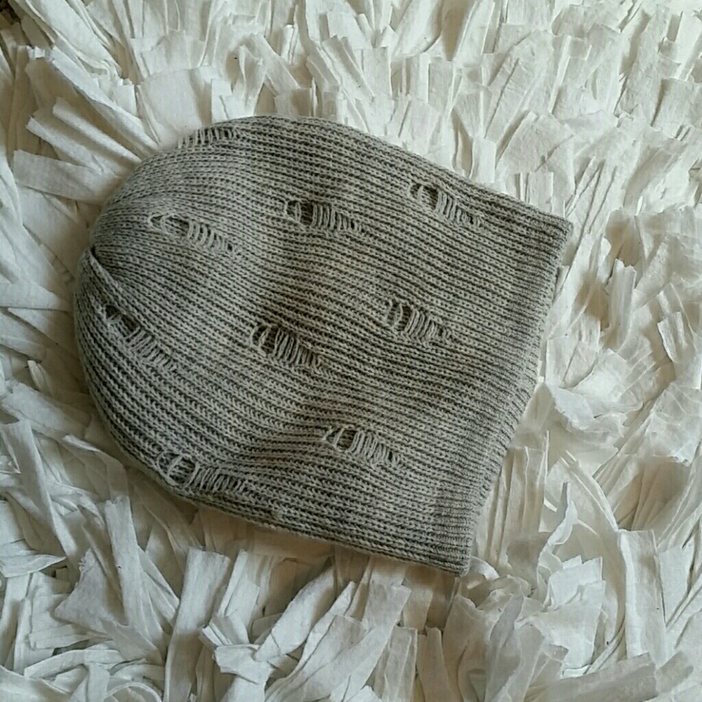 Gray beanie